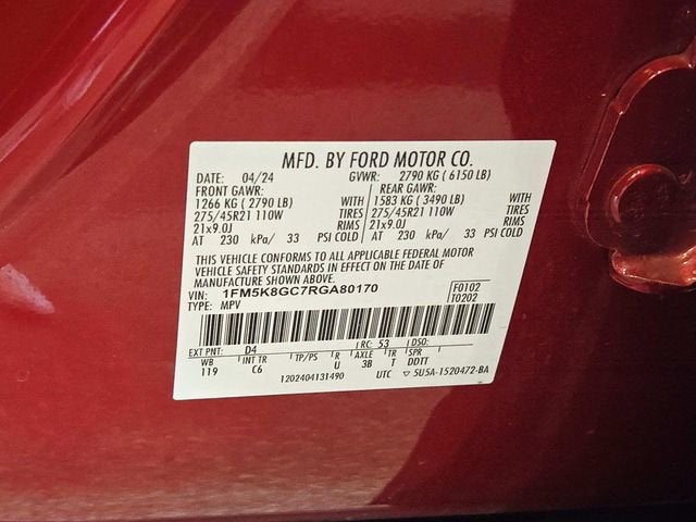 2024 Ford Explorer ST