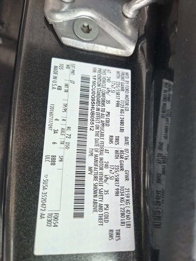 2017 Ford Escape SE