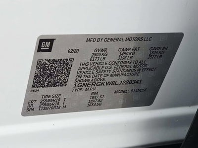 2020 Chevrolet Traverse LT Cloth