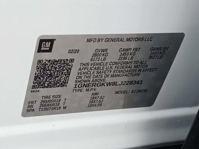 2020 Chevrolet Traverse LT Cloth