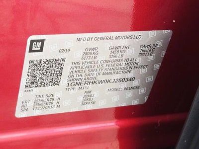 2019 Chevrolet Traverse LT Leather