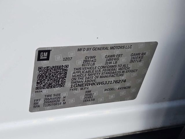 2018 Chevrolet Traverse LT Leather