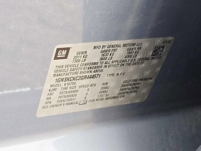 2016 Chevrolet Tahoe LTZ