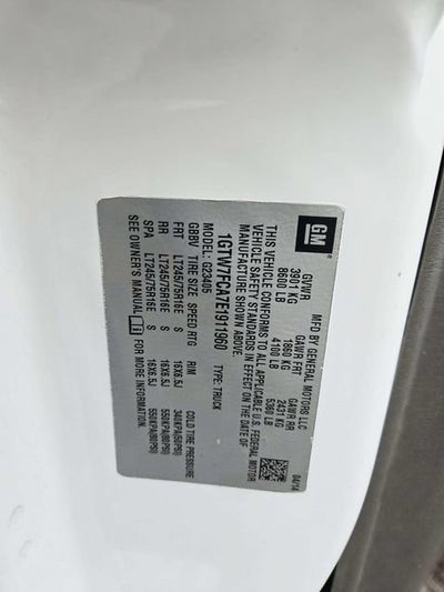 2014 GMC Savana Cargo 2500 Work Van