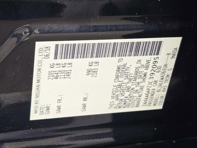 2018 Nissan Maxima SL