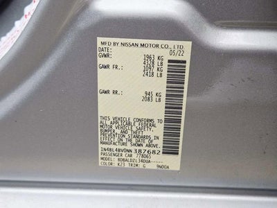 2022 Nissan Altima S FWD