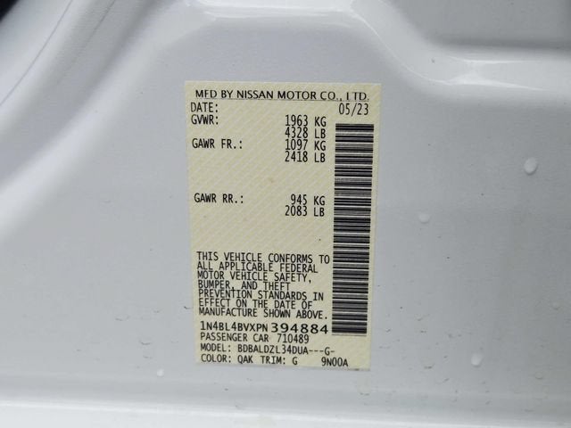 2023 Nissan Altima S FWD