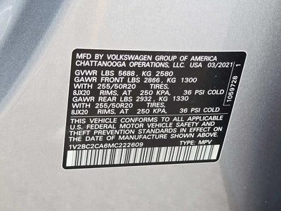 2021 Volkswagen Atlas Cross Sport 2.0T SEL