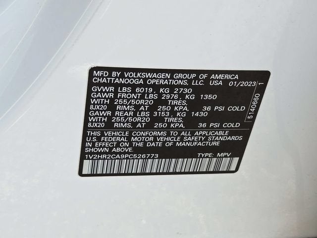 2023 Volkswagen Atlas 3.6L V6 SE w/Technology