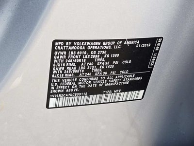 2019 Volkswagen Atlas 3.6L V6 SE