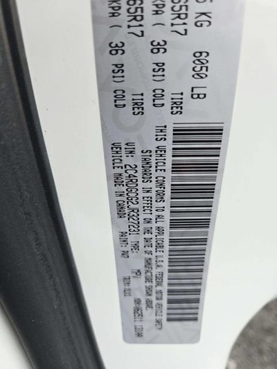 2018 Dodge Grand Caravan SXT