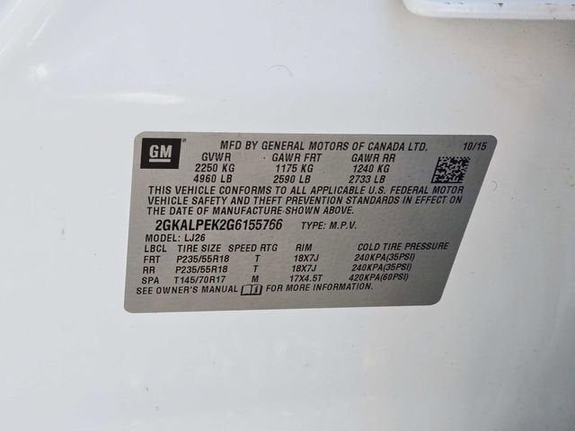 2016 GMC Terrain SLT