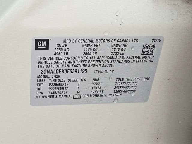 2015 Chevrolet Equinox LT