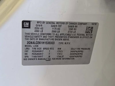 2017 Chevrolet Equinox LT