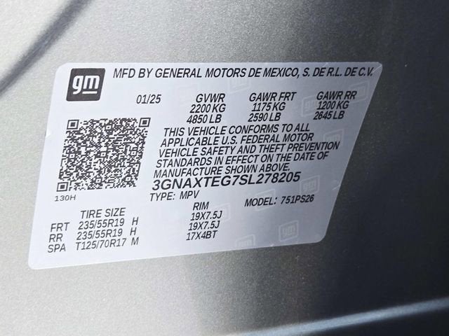 2025 Chevrolet Equinox RS