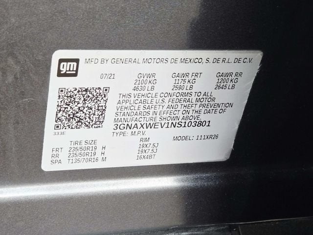 2022 Chevrolet Equinox RS