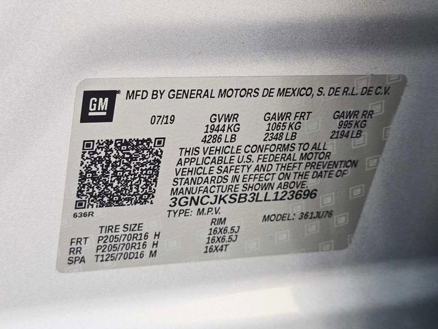 2020 Chevrolet Trax LS