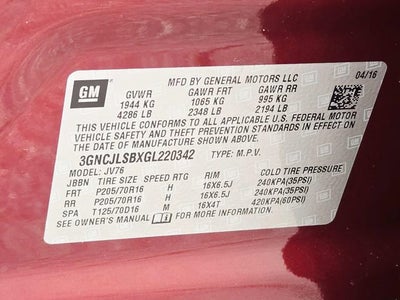 2016 Chevrolet Trax LT