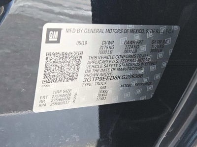 2019 GMC Sierra 1500 AT4