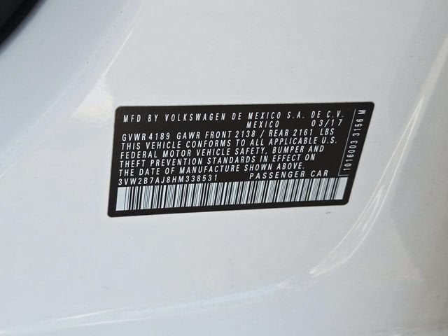 2017 Volkswagen Jetta 1.4T S