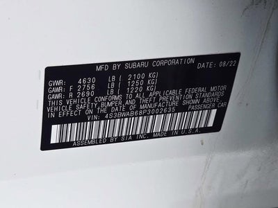 2023 Subaru Legacy 4DR CVT