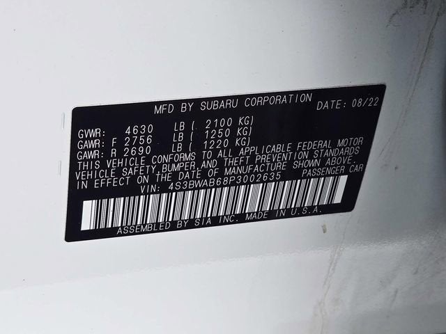 2023 Subaru Legacy 4DR CVT