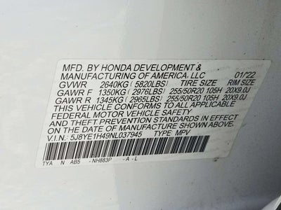 2022 Acura MDX Technology Package