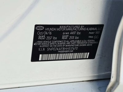 2017 Hyundai Sonata 2.4L