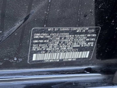 2023 Subaru Crosstrek 4DR MT