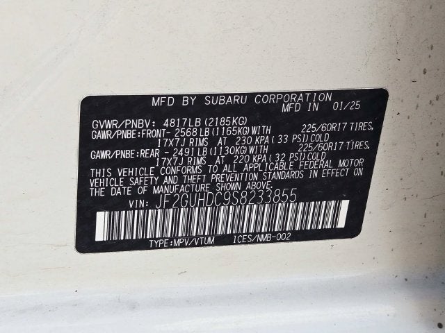 2025 Subaru Crosstrek Premium