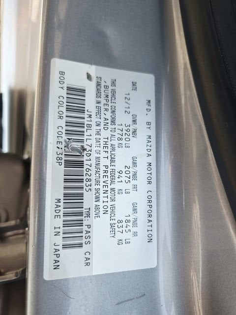 2013 Mazda Mazda3 Hatchback i Touring