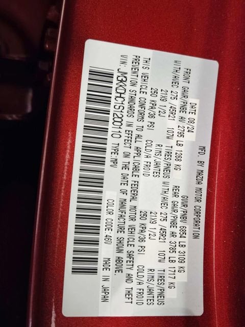 2025 Mazda Mazda CX-90 S Premium Package