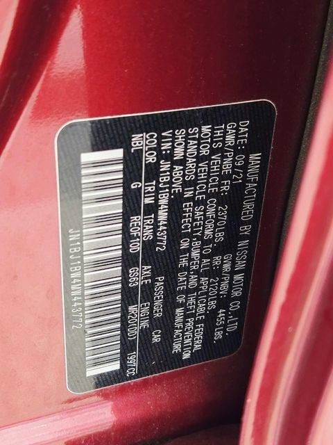 2021 Nissan Rogue Sport SV