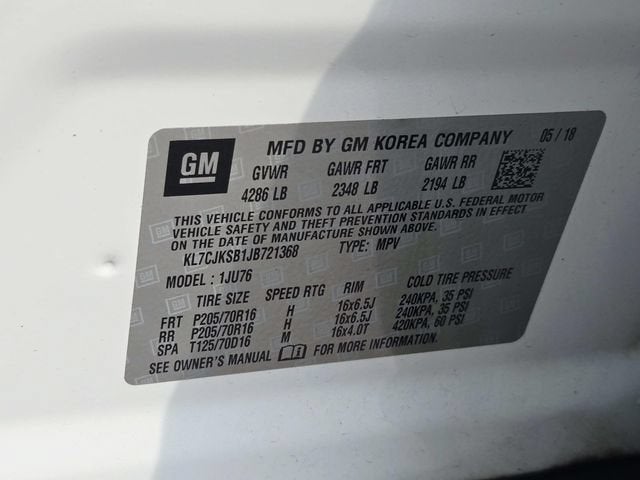 2018 Chevrolet Trax LS