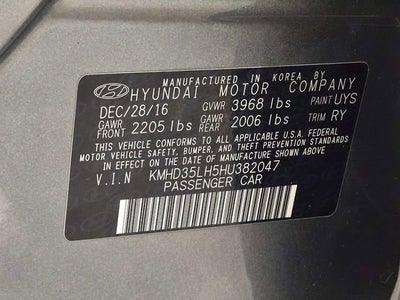 2017 Hyundai Elantra GT 5DR HB AUTO