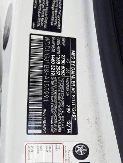 2015 Mercedes-Benz S 550 4MATIC®