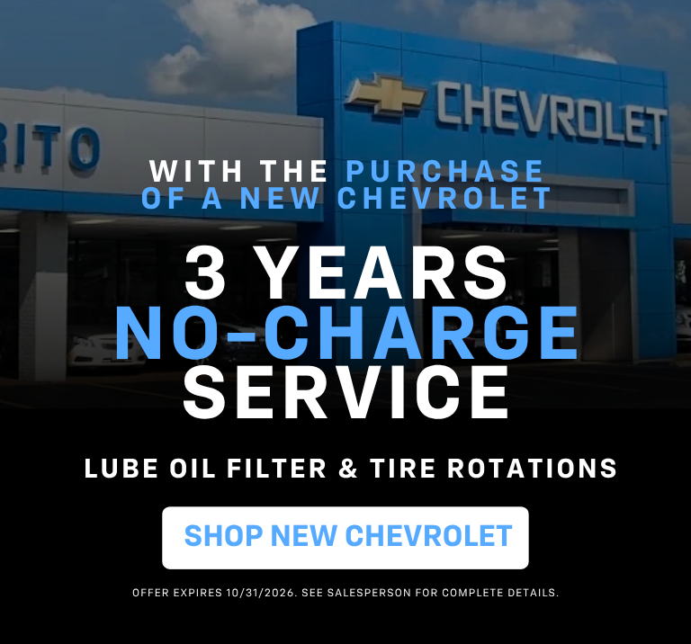3 years on no-charge service with any new purchas
