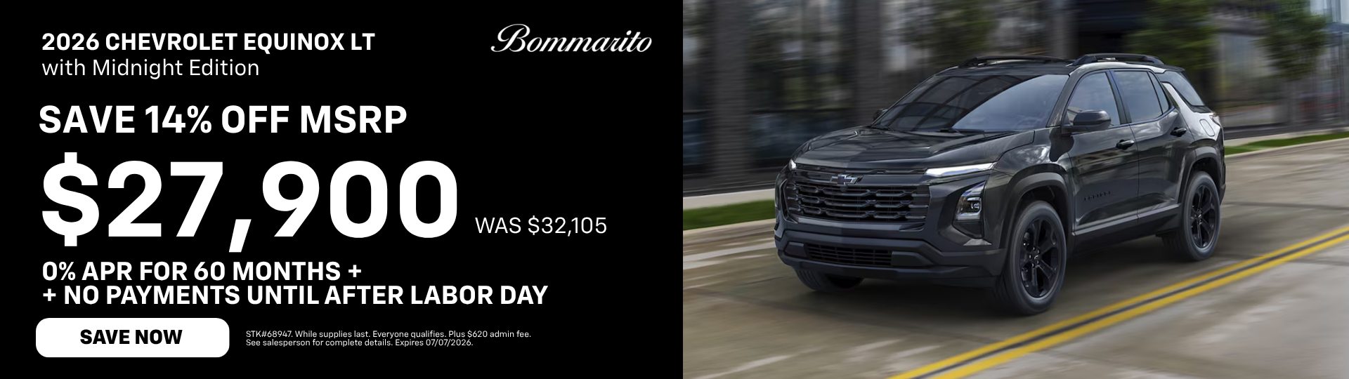 2026 Chevrolet Equinox LT Save 14% OFF MSRP