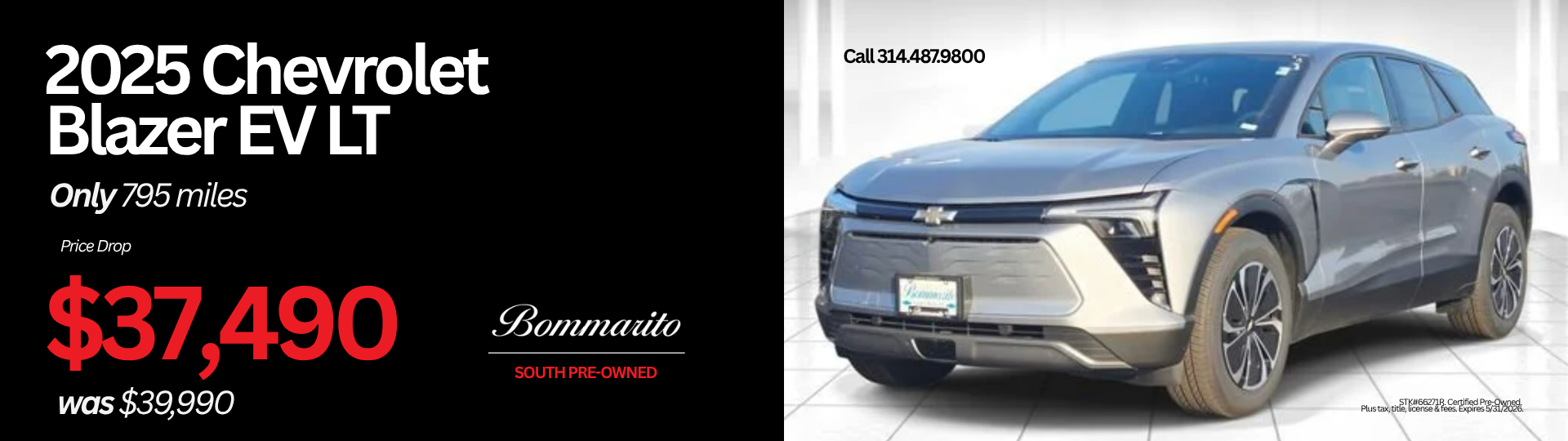 2025 Chevrolet Blazer EV LT $37,490